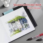 MIKAILAN-Square-Watercolor-Book-Medium-Coarse-Grain-230g-Wood-Cotton-Water-Color-Paper-For-Student-Artist.jpg.jpg_.webp